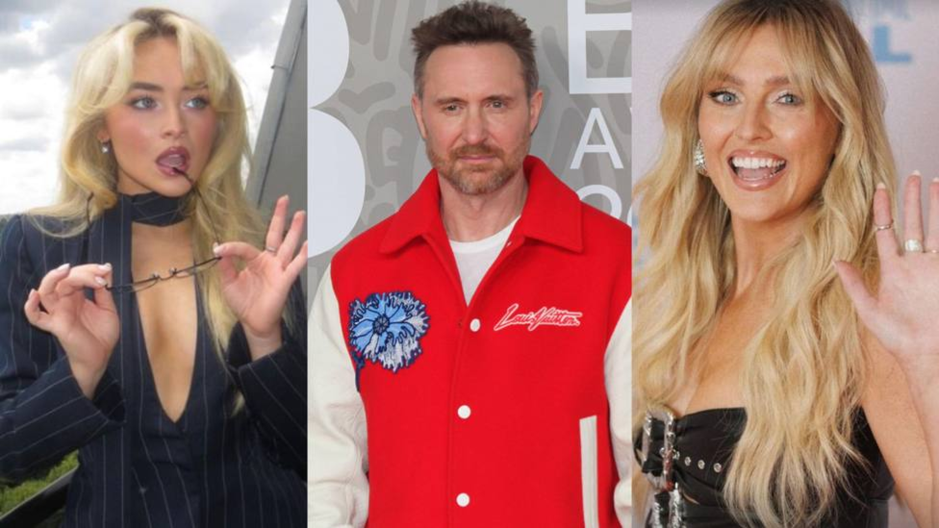 Lo que ha unido a Sabrina Carpenter, David Guetta y Perrie este fin de